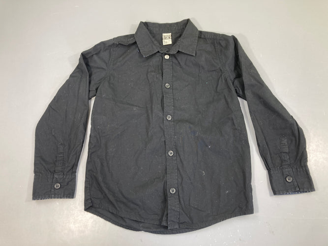 Chemise m.l noir, moins cher chez Petit Kiwi