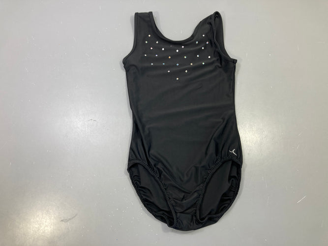 Maillot de gym s.m noir strass, Domyos, moins cher chez Petit Kiwi