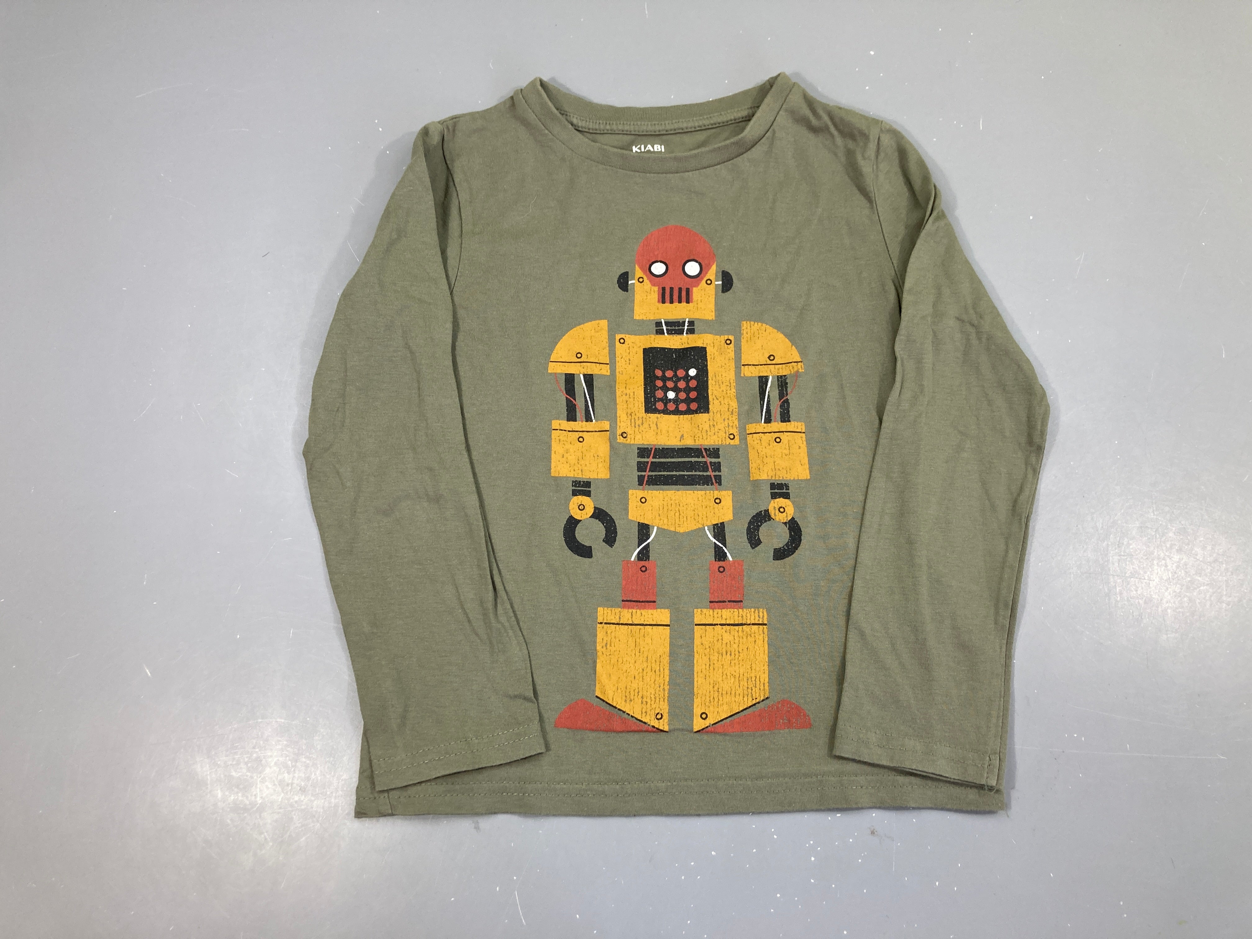 T-shirt m.l kaki robot