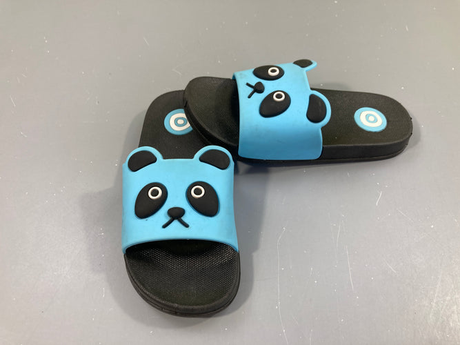Sandales noir/bleu panda, 28-29, moins cher chez Petit Kiwi