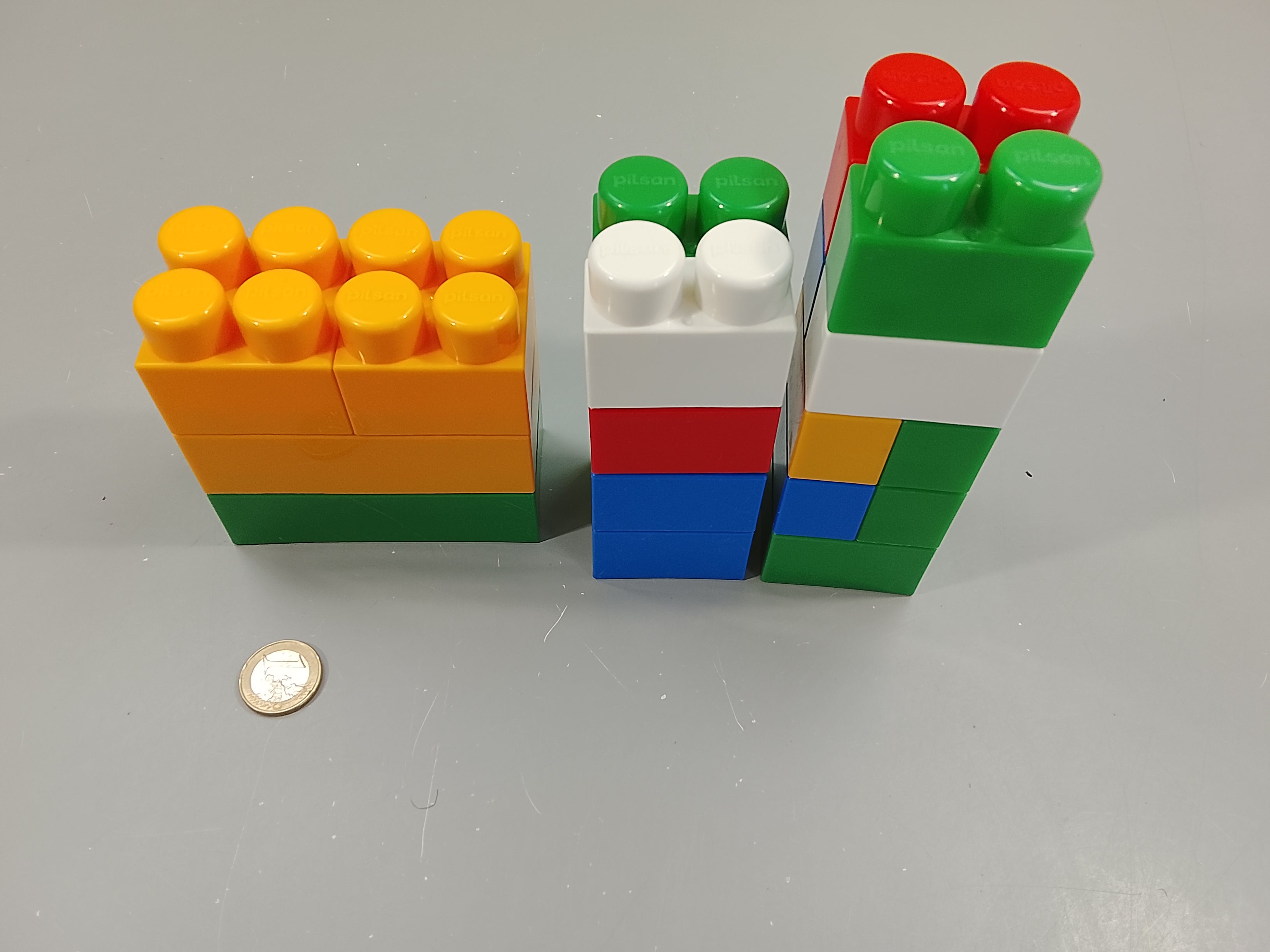 Lot de 20 blocs de construction Pilson