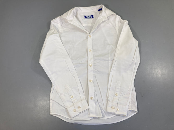Chemise m.l blanche, moins cher chez Petit Kiwi