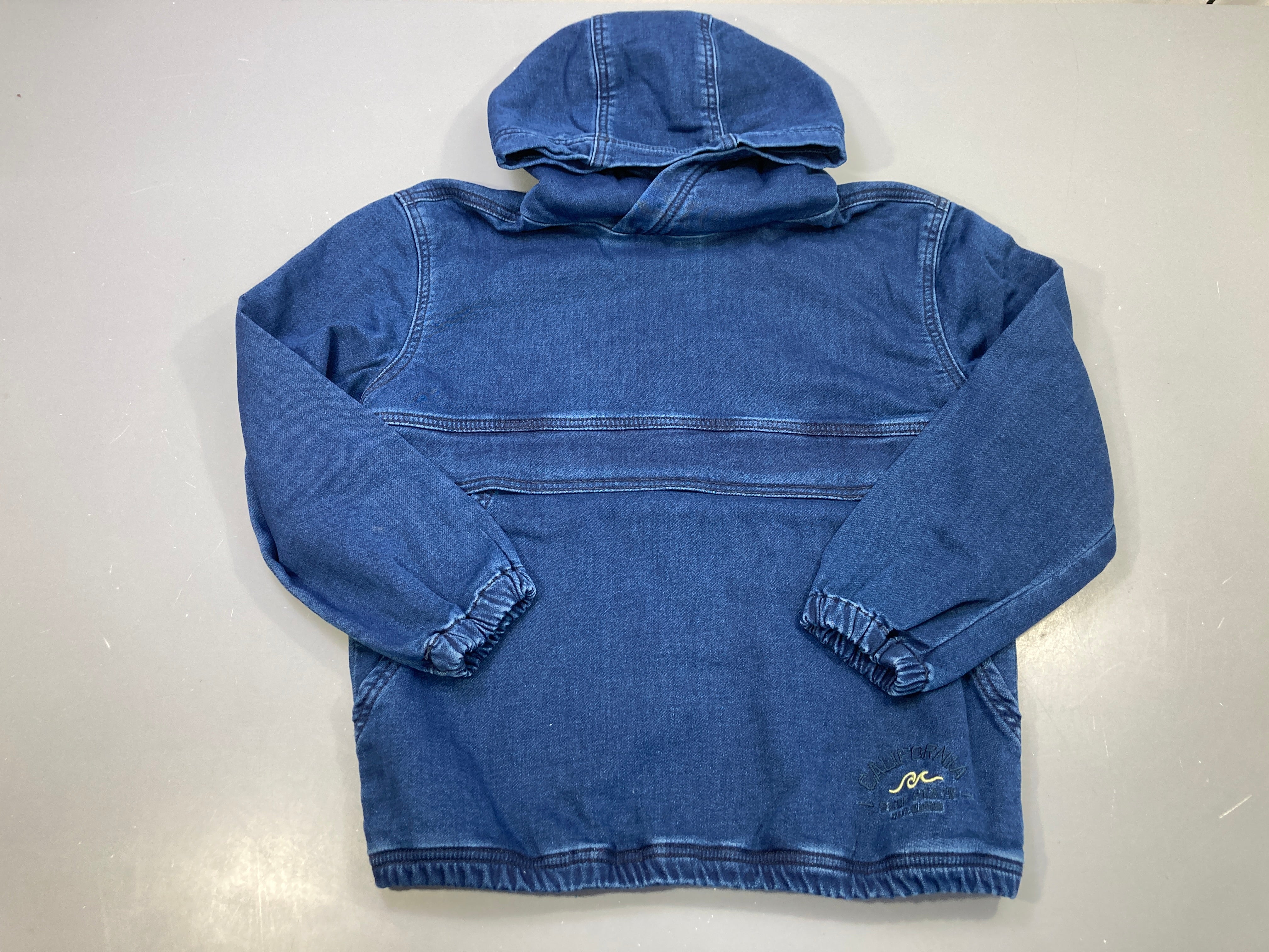 Blouson capuche jean imprimé California Surf