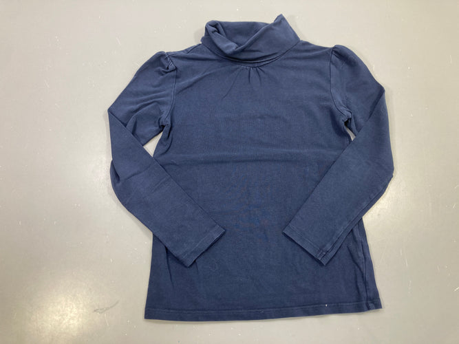 T-shirt m.l col roulé bleu marine, moins cher chez Petit Kiwi