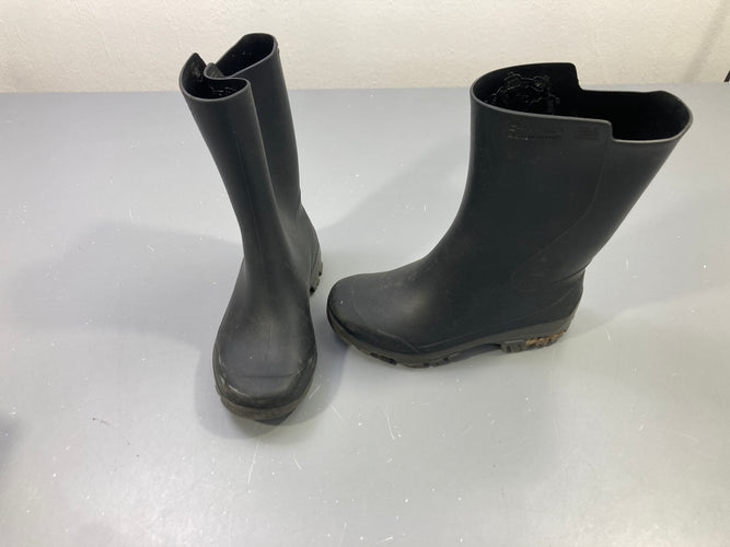 Bottes de pluie noires, Solognac, moins cher chez Petit Kiwi