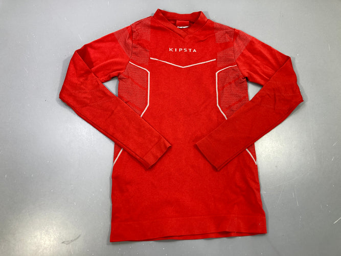 T-shirt m.l rouge taille et chevilles élastiqueshnique, Kipsta, moins cher chez Petit Kiwi