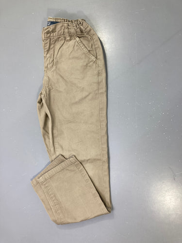 Pantalon chino toile beige, moins cher chez Petit Kiwi
