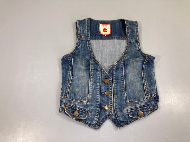 Veste s.m en jean, moins cher chez Petit Kiwi
