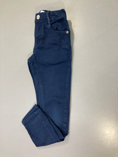Pantalon jean bleu marine skinny, moins cher chez Petit Kiwi