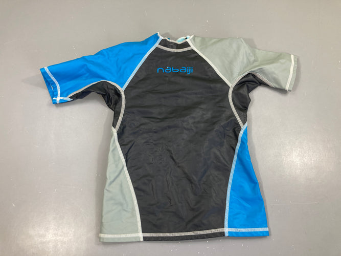 T-shirt m.c anti-uv anti-froid gris/bleu nabaji (taille estimée), moins cher chez Petit Kiwi