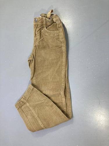 Pantalon velours côtelé beige, moins cher chez Petit Kiwi