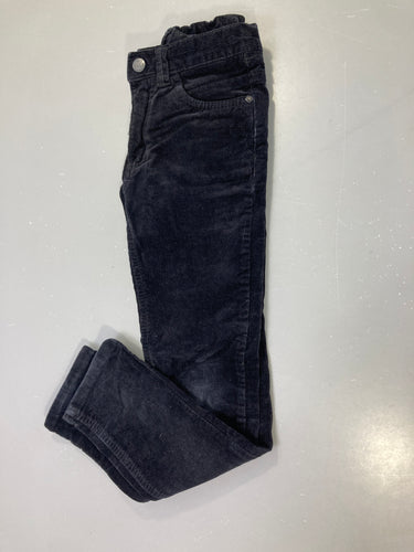 Pantalon velours côtelé bleu marine, moins cher chez Petit Kiwi