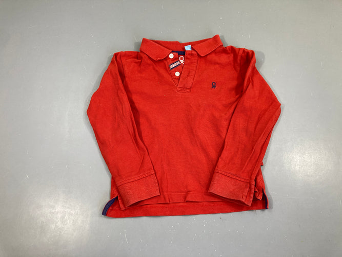 Polo m.l orange, moins cher chez Petit Kiwi
