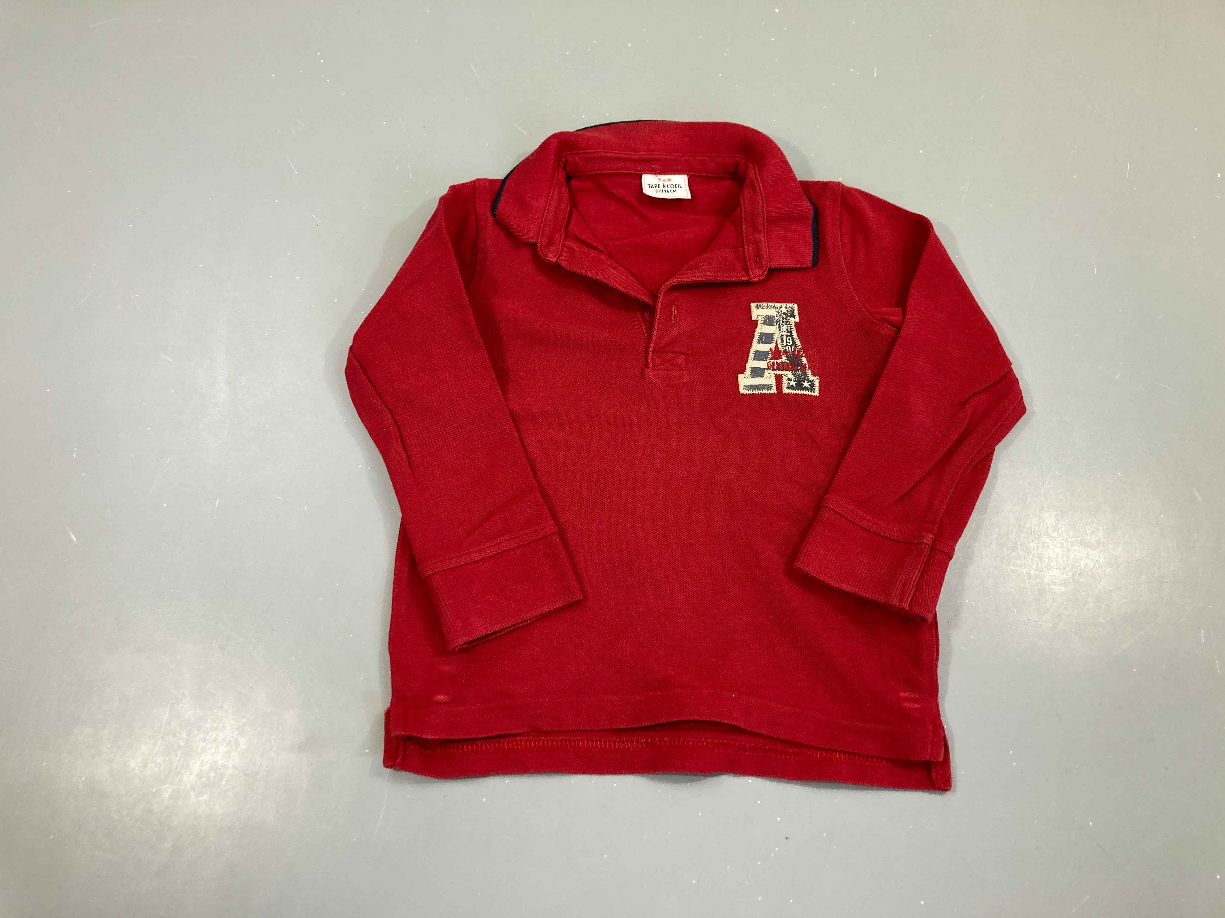 Polo m.l rouge A