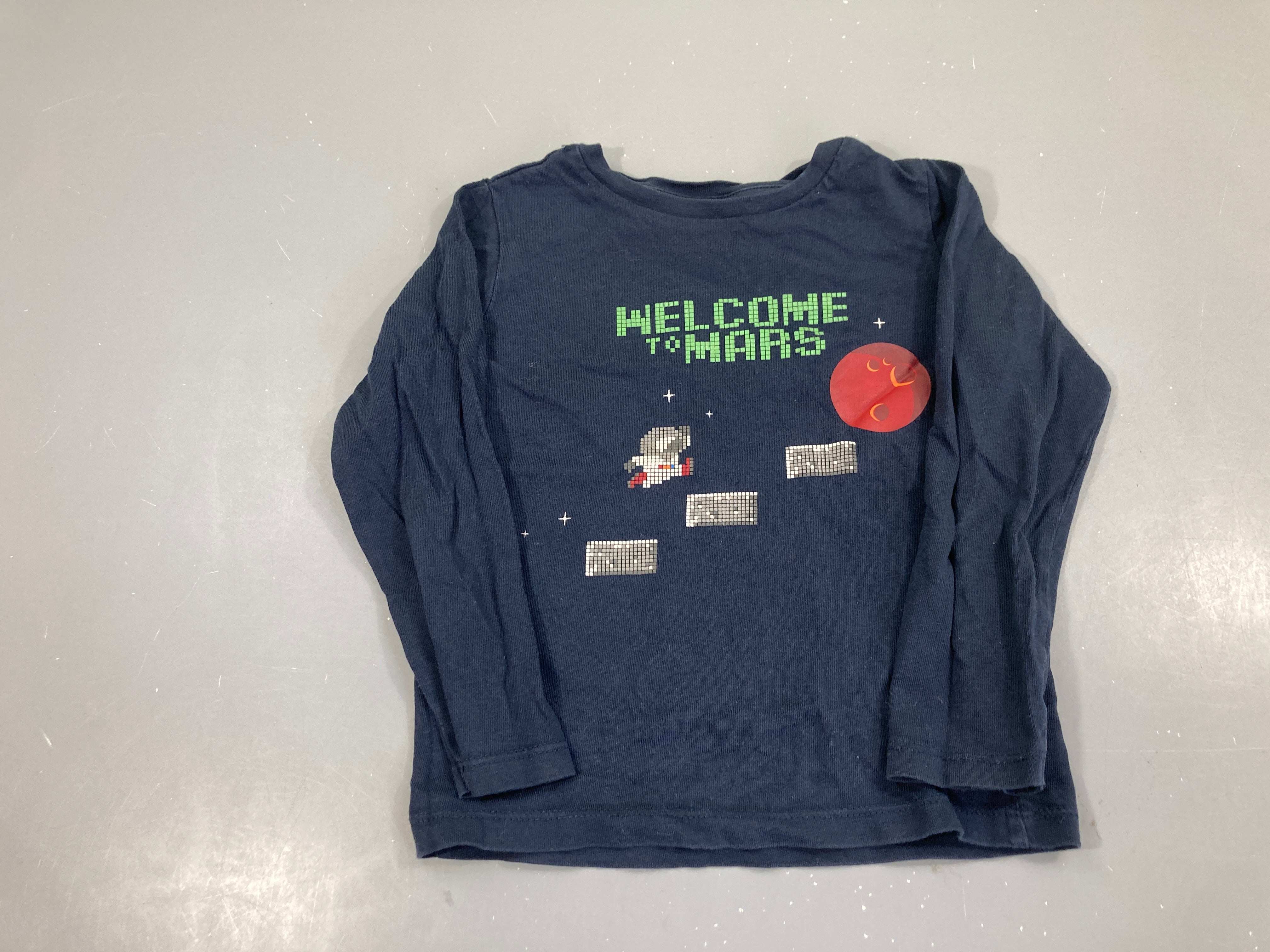 T-shirt m.l bleu marine mars