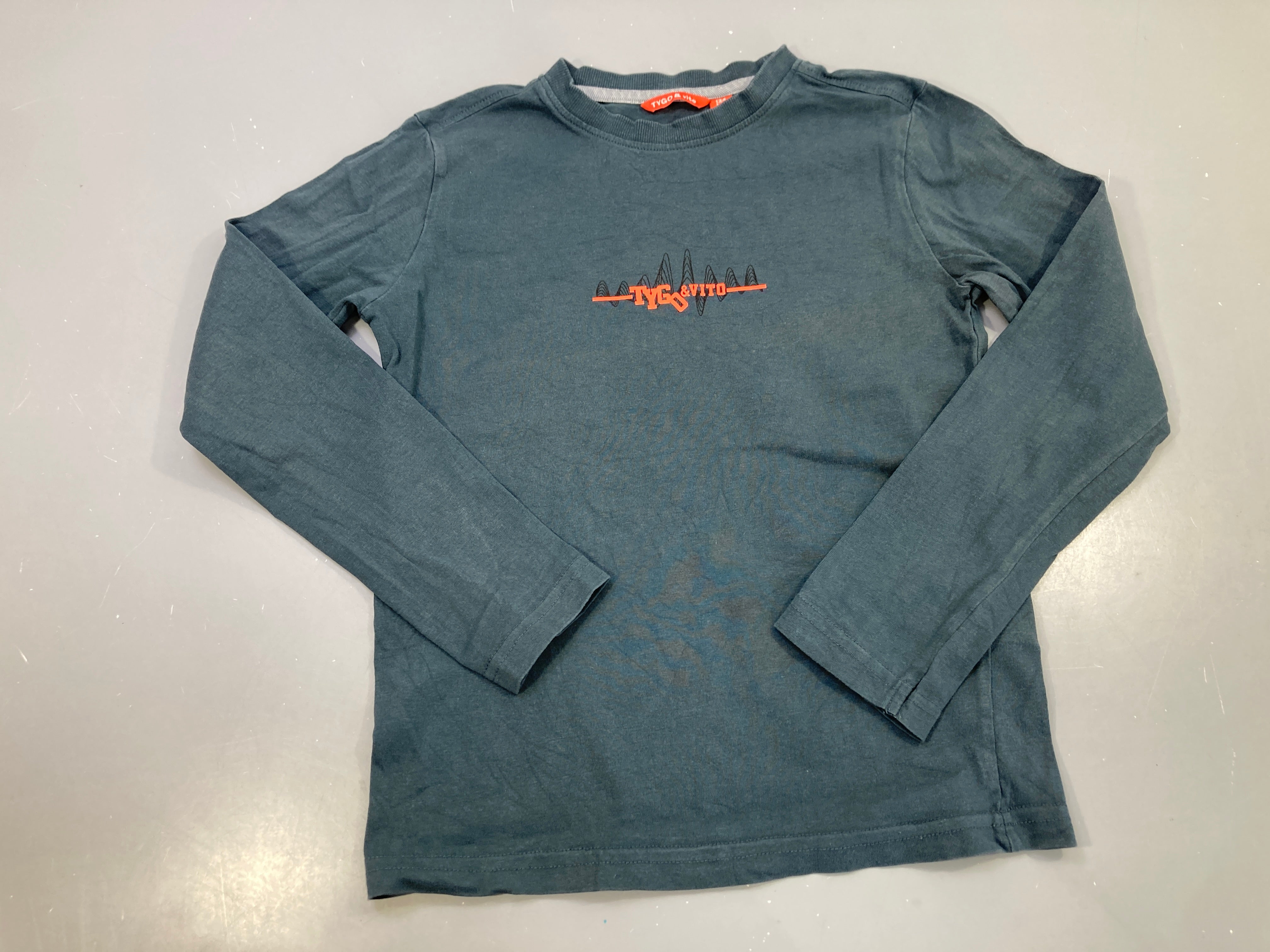 T-shirt m.l gris bleuté, Tygo & Vito