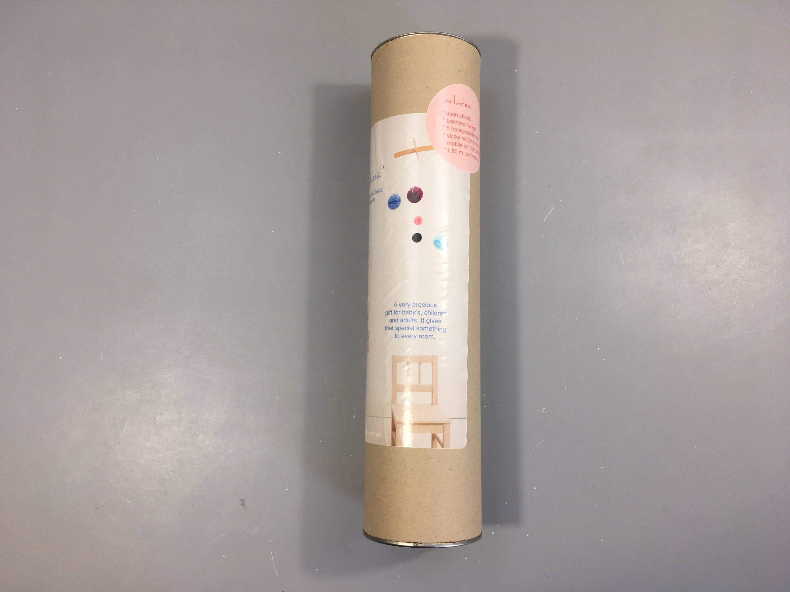 Mobile 'Classic' bambou et papier, balles, Engel