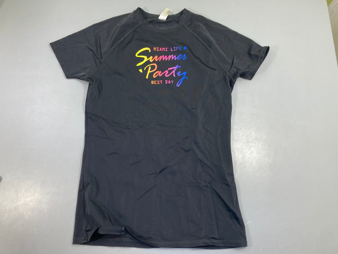 T-shirt m.c noir miami , polyamide, moins cher chez Petit Kiwi