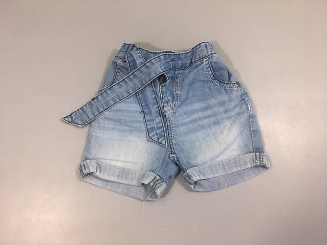 Short denim à revers, moins cher chez Petit Kiwi