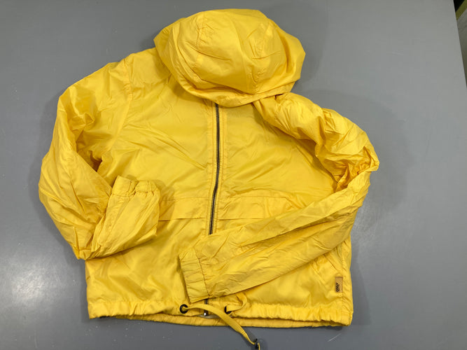 Etat neuf-Veste coupe-vent à capuche jaune, moins cher chez Petit Kiwi