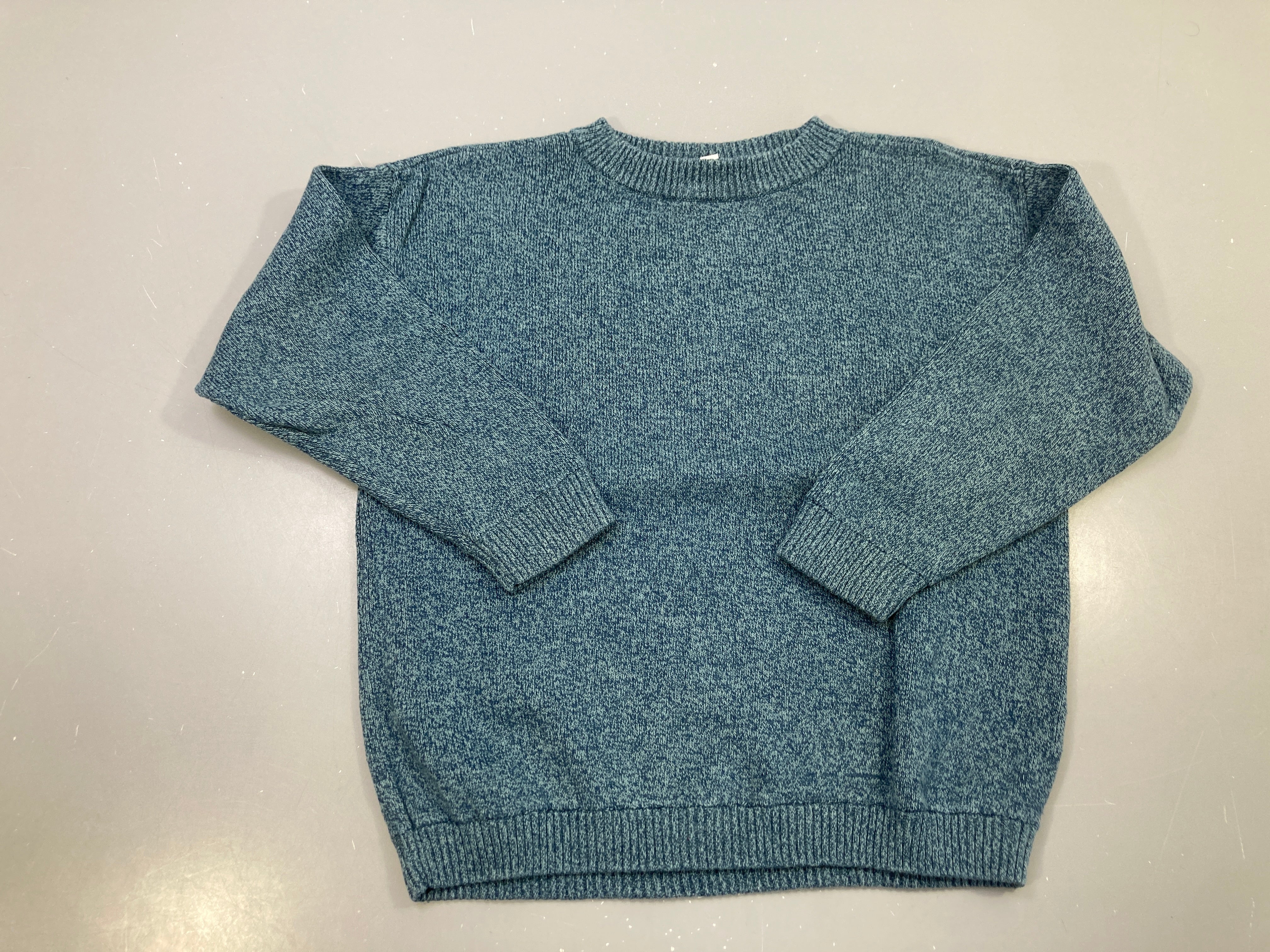 Pull bleu chiné