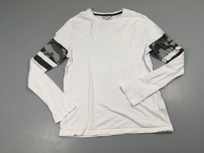 T-shirt m.l blanc, moins cher chez Petit Kiwi