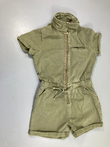Combishort denim kaki, M&S, moins cher chez Petit Kiwi
