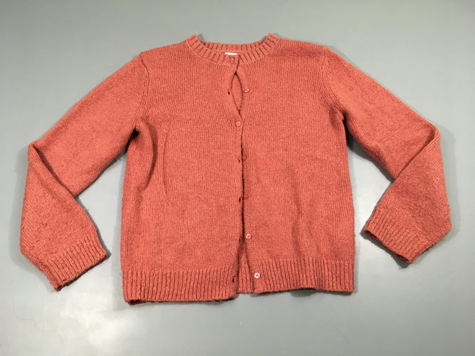 Gilet rose, 15% laine, moins cher chez Petit Kiwi