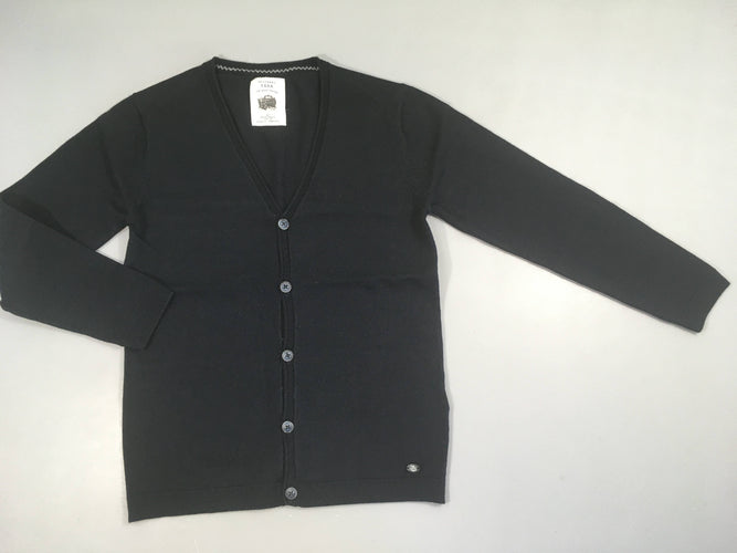 Gilet bleu foncé, moins cher chez Petit Kiwi