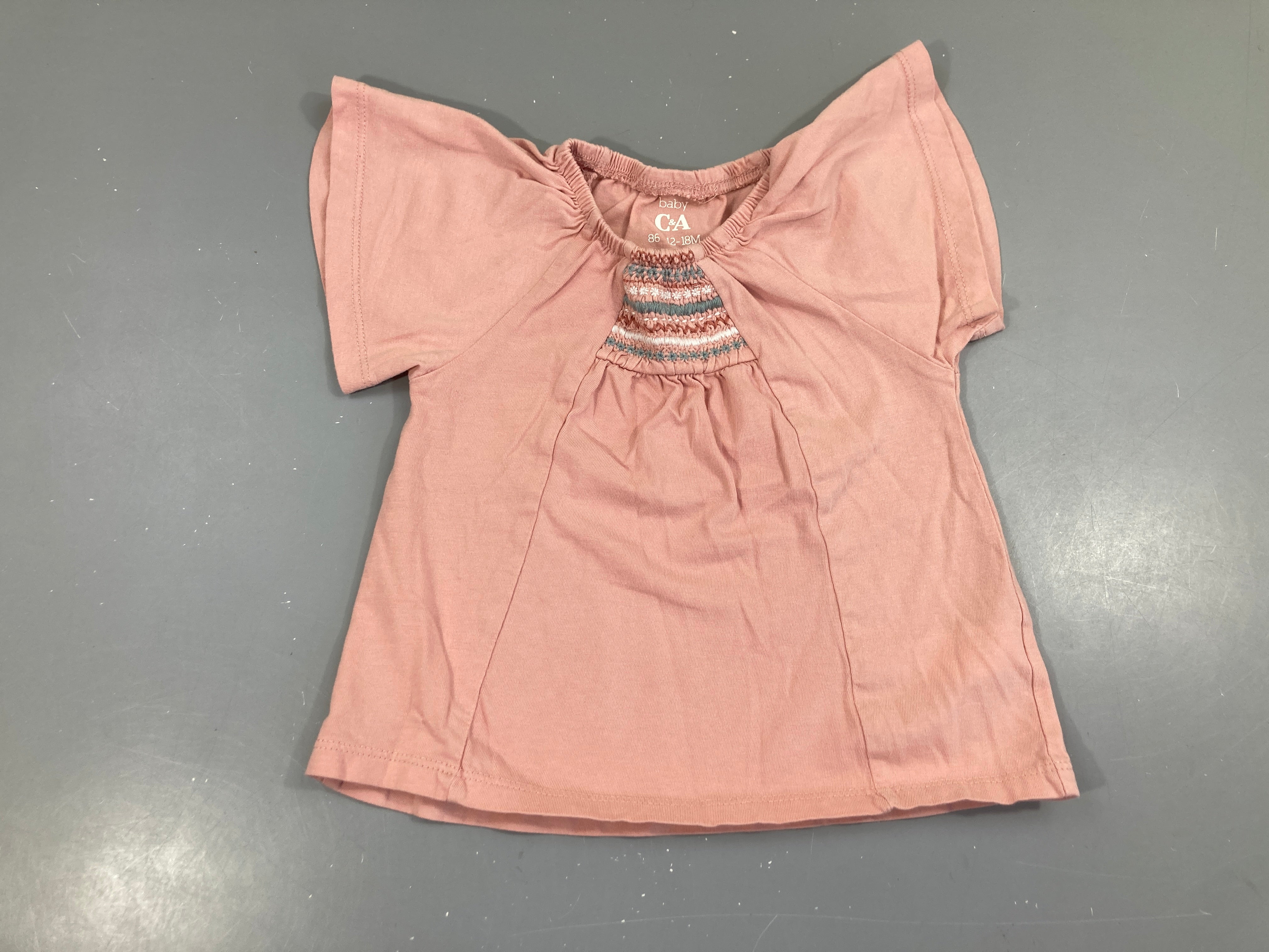 T-shirt m.c rose s.mock
