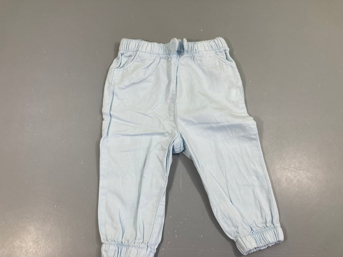 Pantalon coton bleu, moins cher chez Petit Kiwi