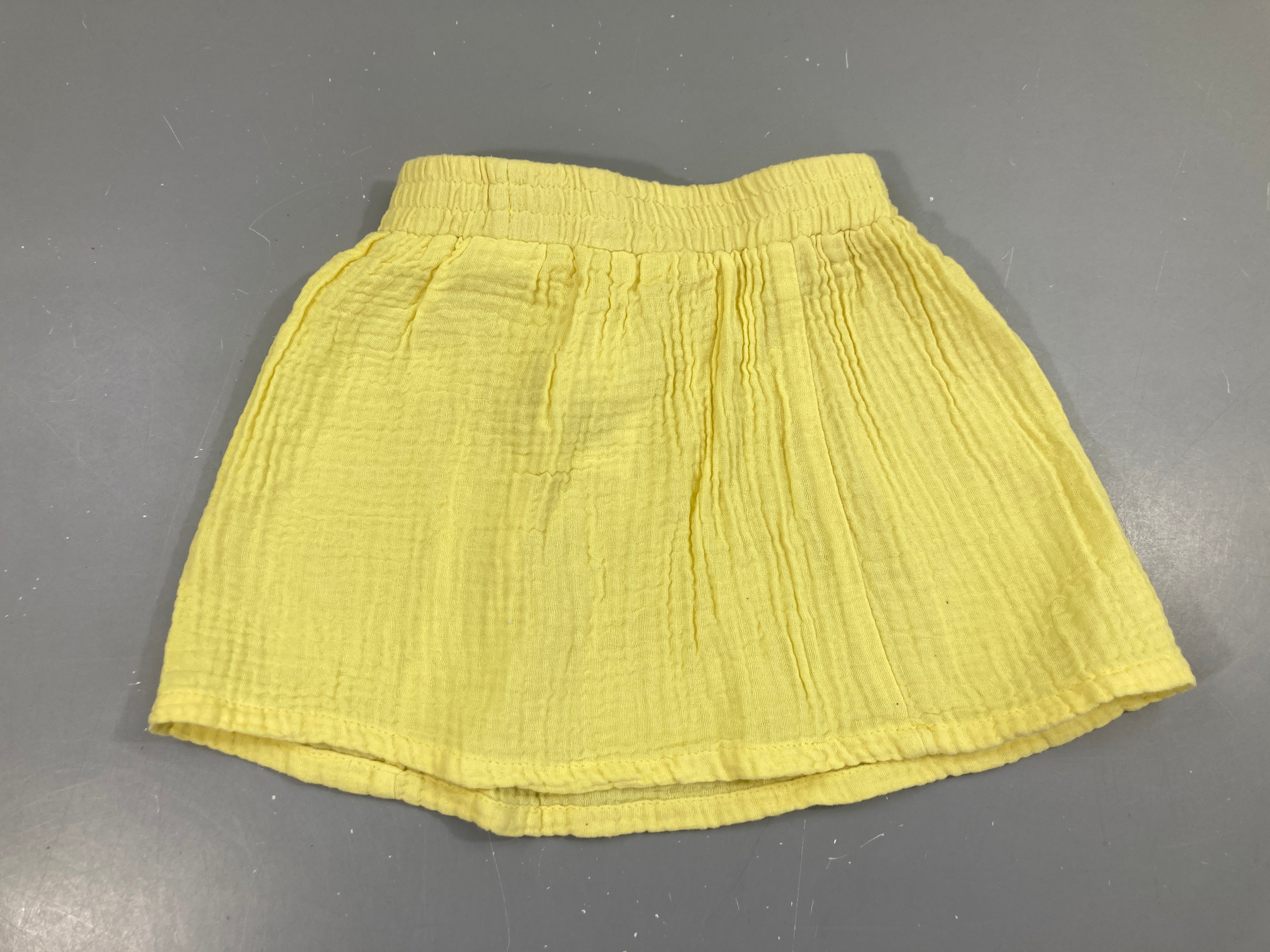 Jupe coton tetra jaune vif