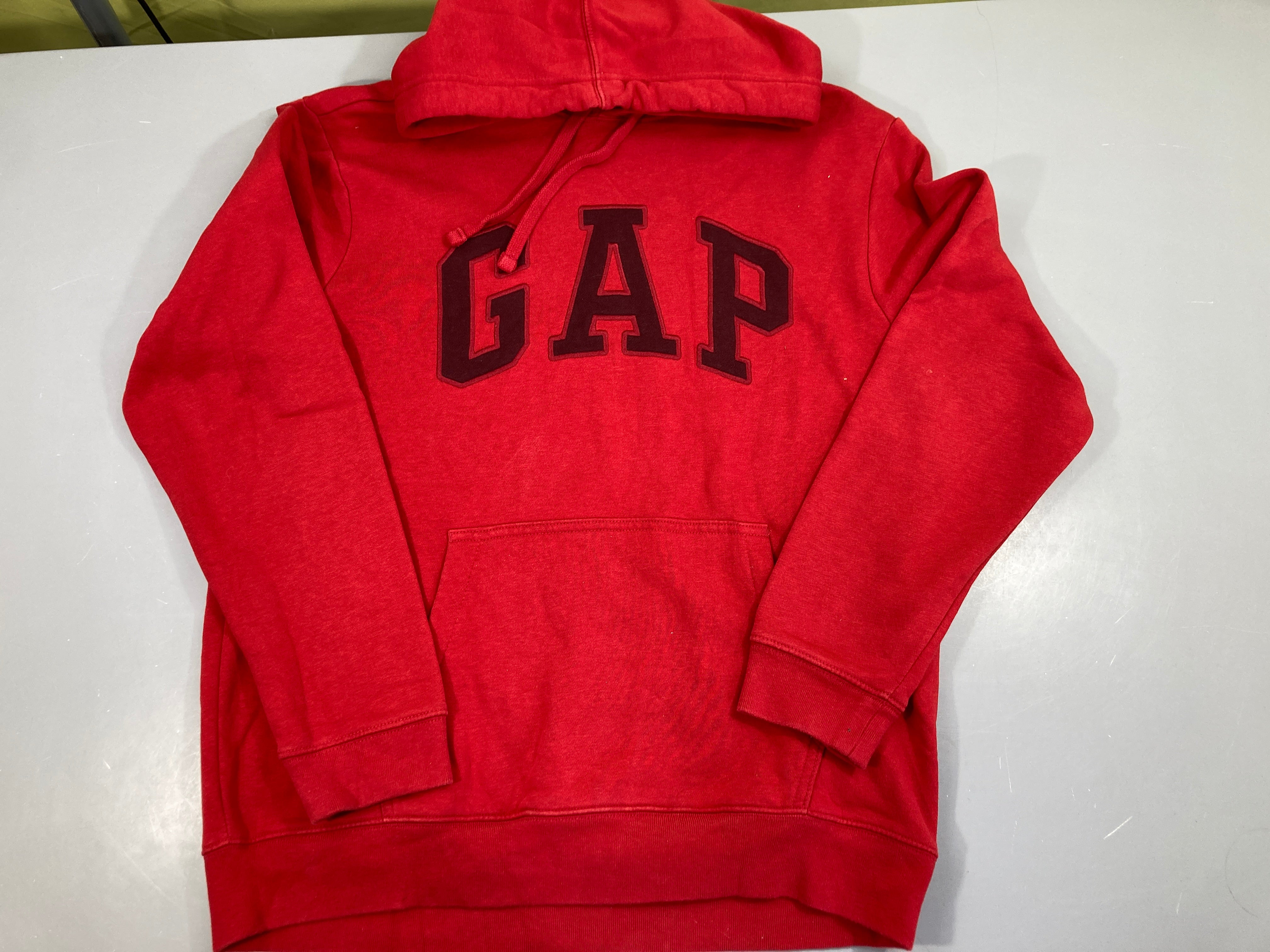 Sweat à capuche rouge GAP