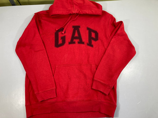 Sweat à capuche rouge GAP, moins cher chez Petit Kiwi