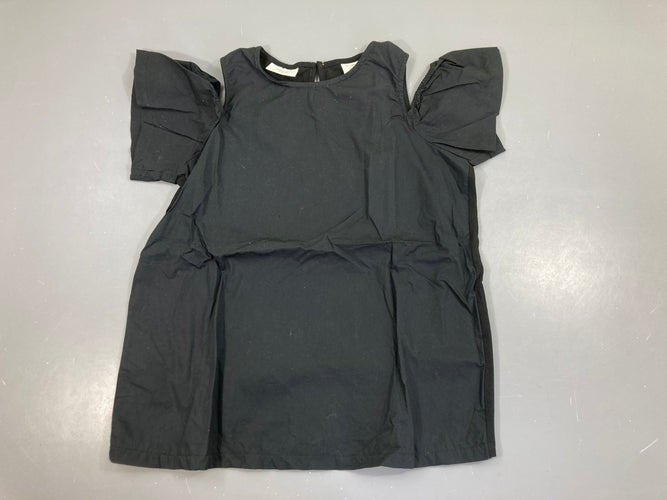 Blouse m.c noir, moins cher chez Petit Kiwi