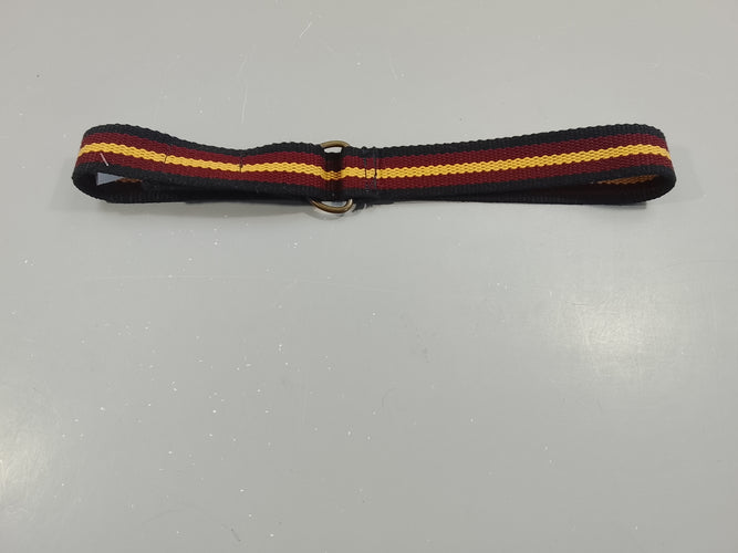 Ceinture rayé bleu marine, jaune, bordeaux, moins cher chez Petit Kiwi