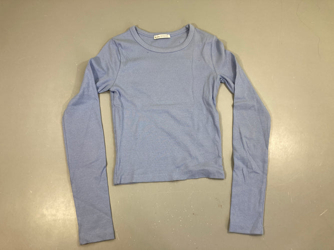 T-shirt m.l côtes bleu, moins cher chez Petit Kiwi