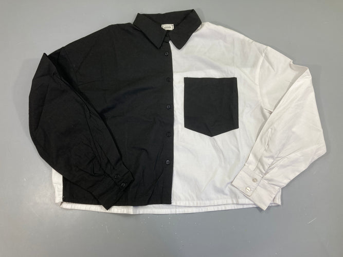 Chemisier m.l noir/blanc, Pimkie, moins cher chez Petit Kiwi