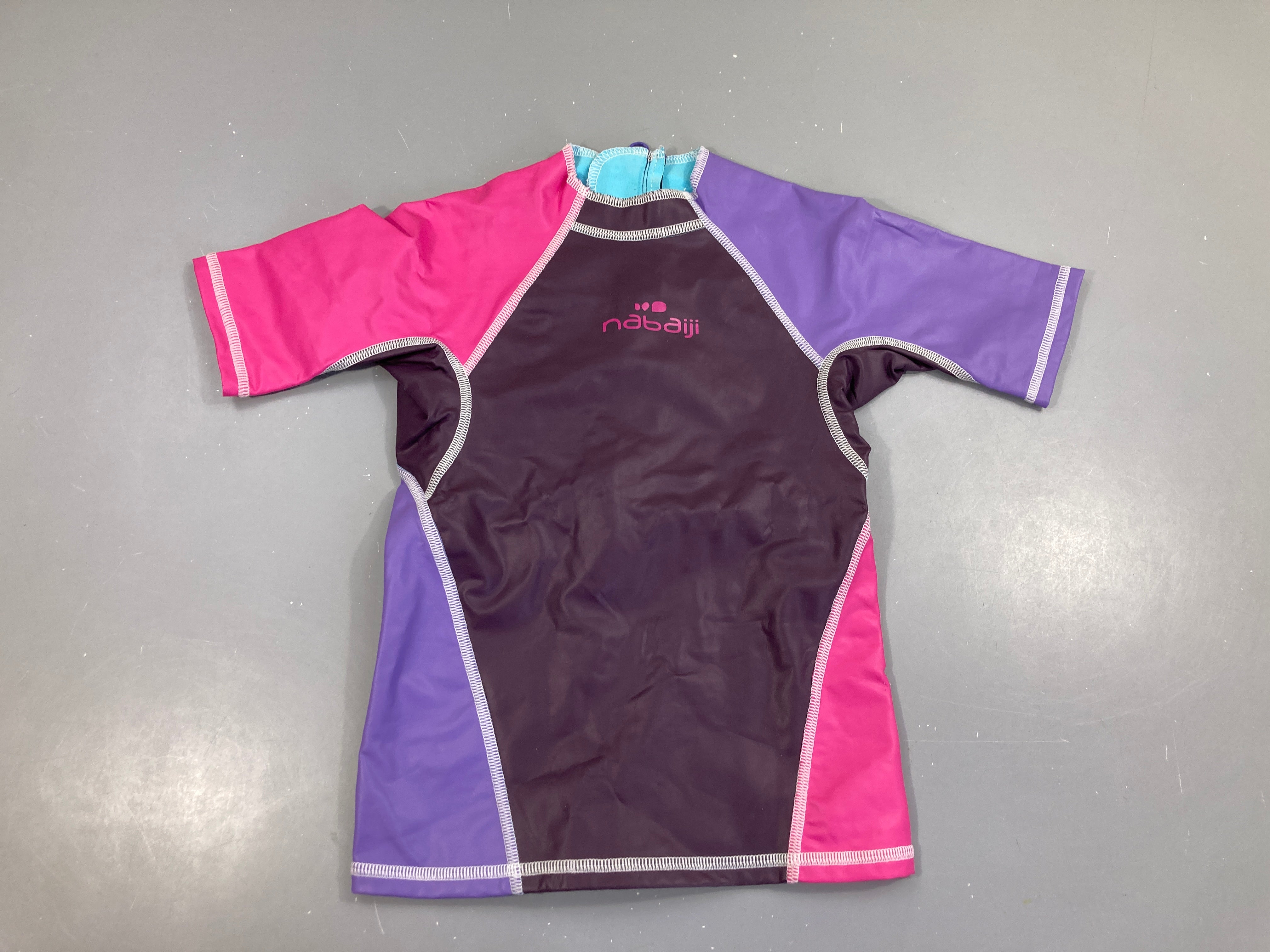 T-shirt m.c mauve anti-froid anti-UV, Nabaiji