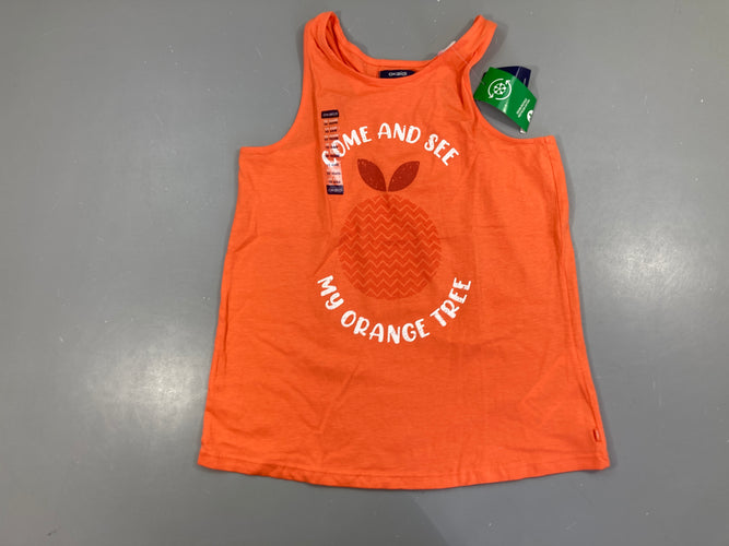 NEUF T-shirt s.m orange orange comme and see (prix neuf 7,99€), moins cher chez Petit Kiwi