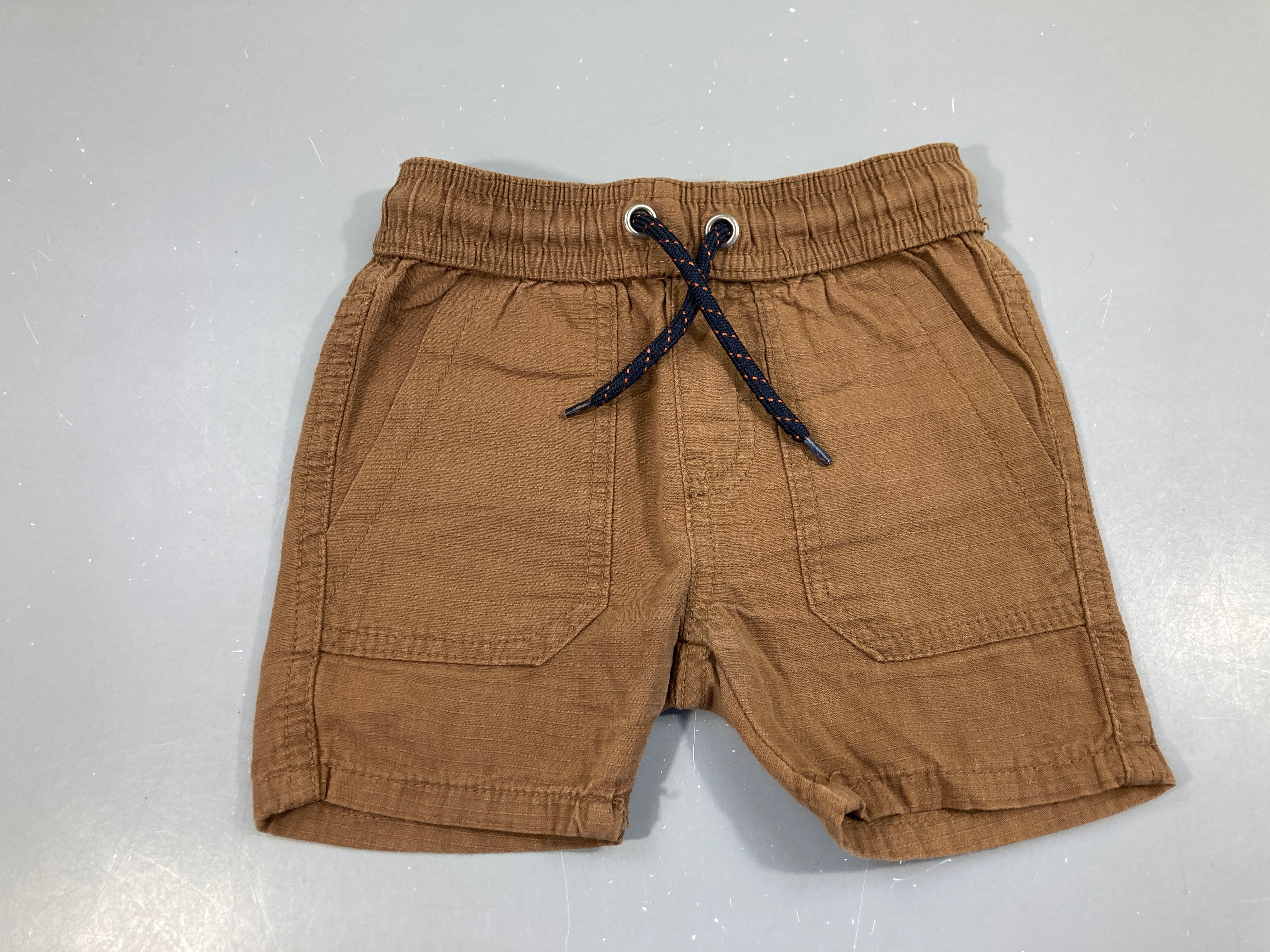 Bermuda coton brun