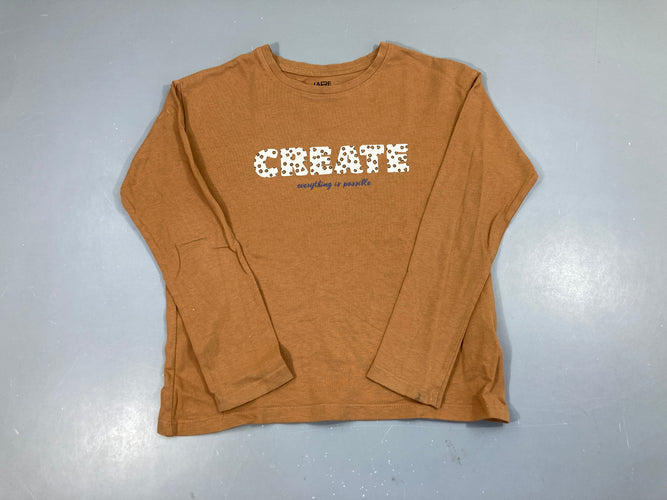 T-shirt m.l brun Create, moins cher chez Petit Kiwi