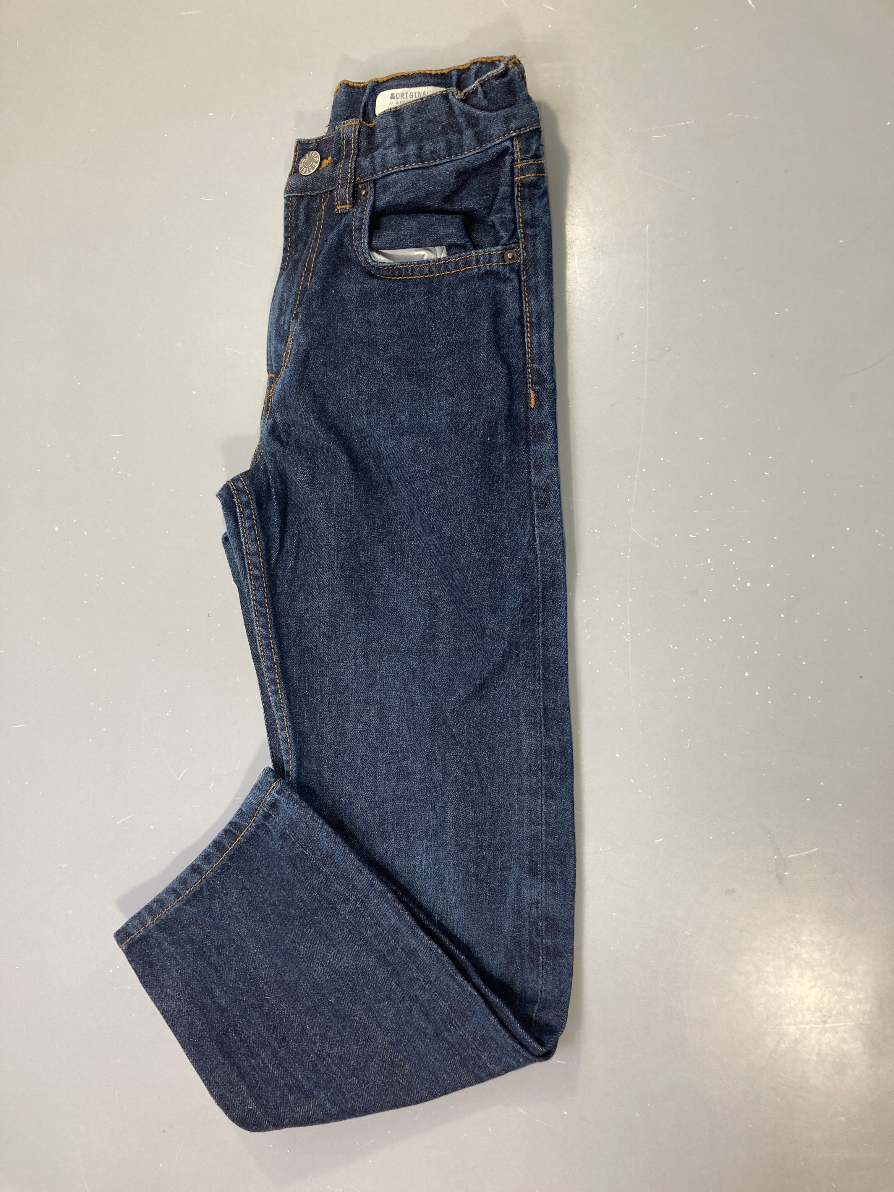 Pantalon bleu brut jean, taille réglable