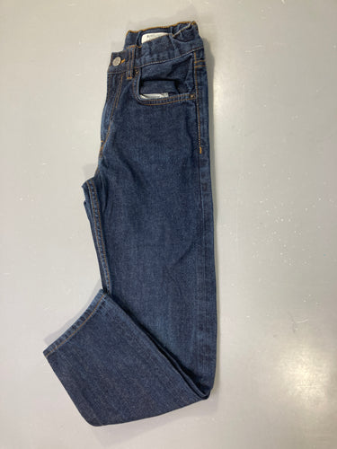 Pantalon bleu brut jean, taille réglable, moins cher chez Petit Kiwi