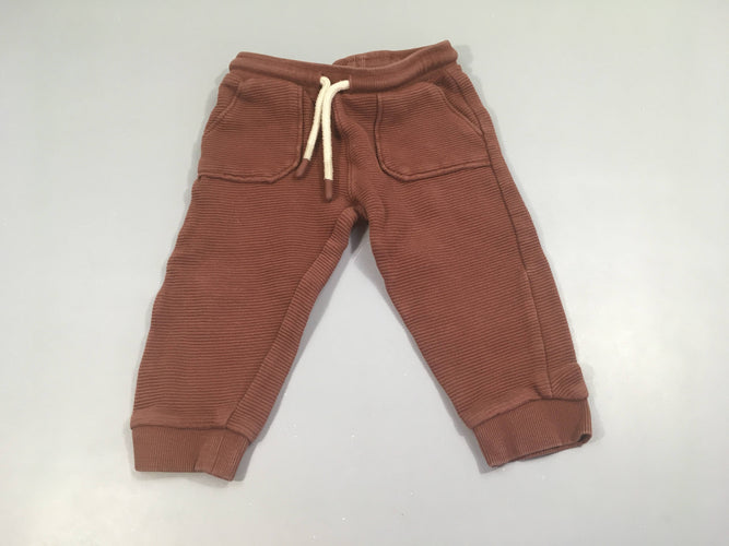 Pantalon jogging brun, moins cher chez Petit Kiwi