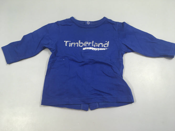 T-shirt m.l pressions dans le dos Bleu vif, moins cher chez Petit Kiwi