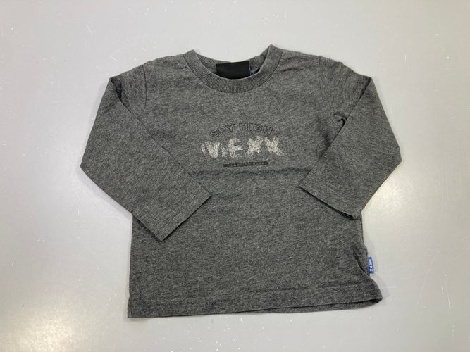 T-shirt m.l gris chiné foncé, Spy High, moins cher chez Petit Kiwi