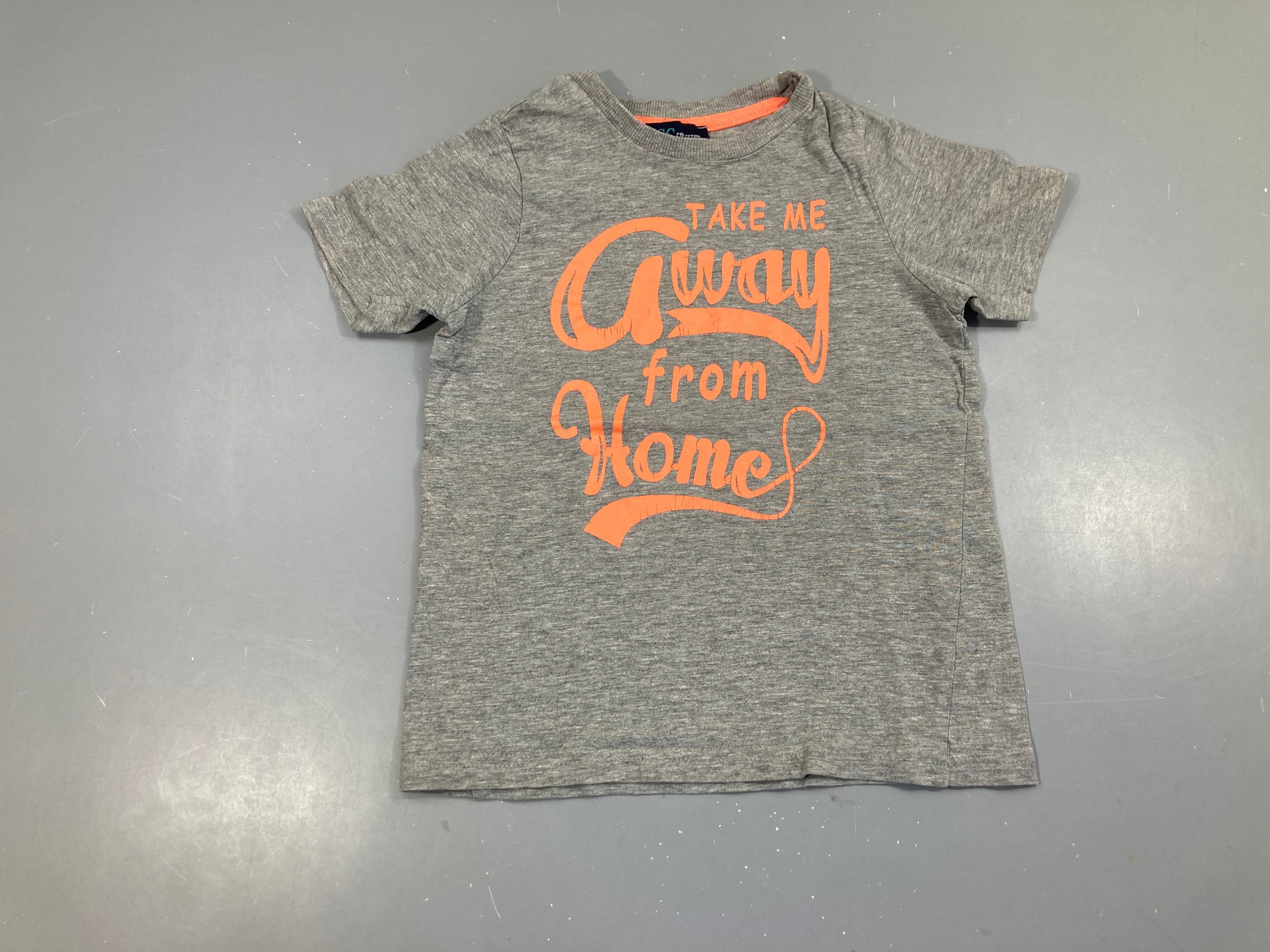 T-shirt m.c gris chiné Away