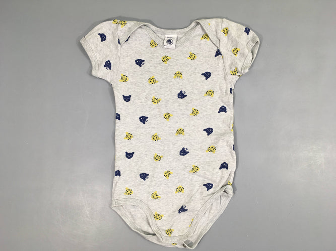 Body m.c gris félins, moins cher chez Petit Kiwi