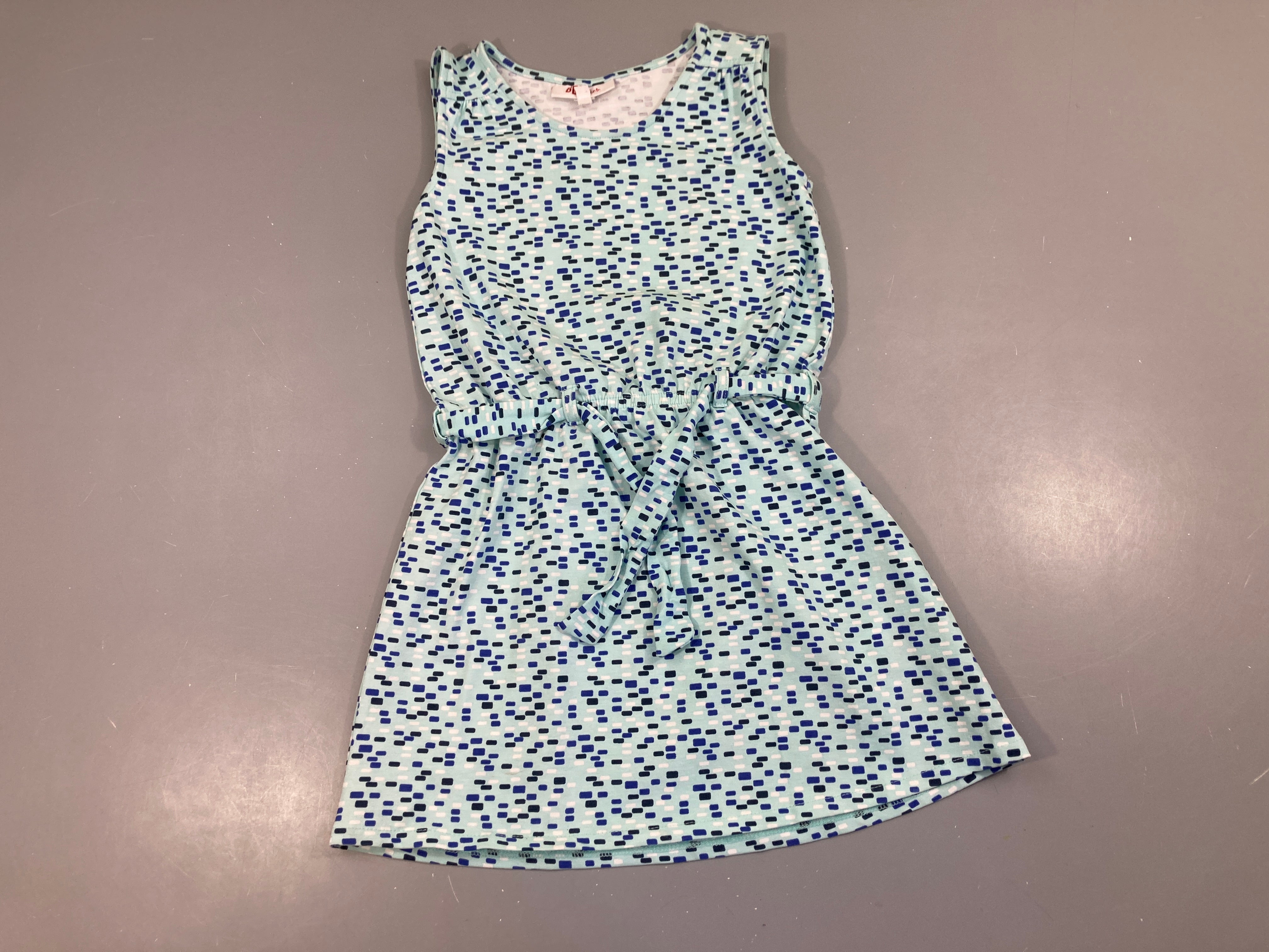Robe s.m molleton bleu traits